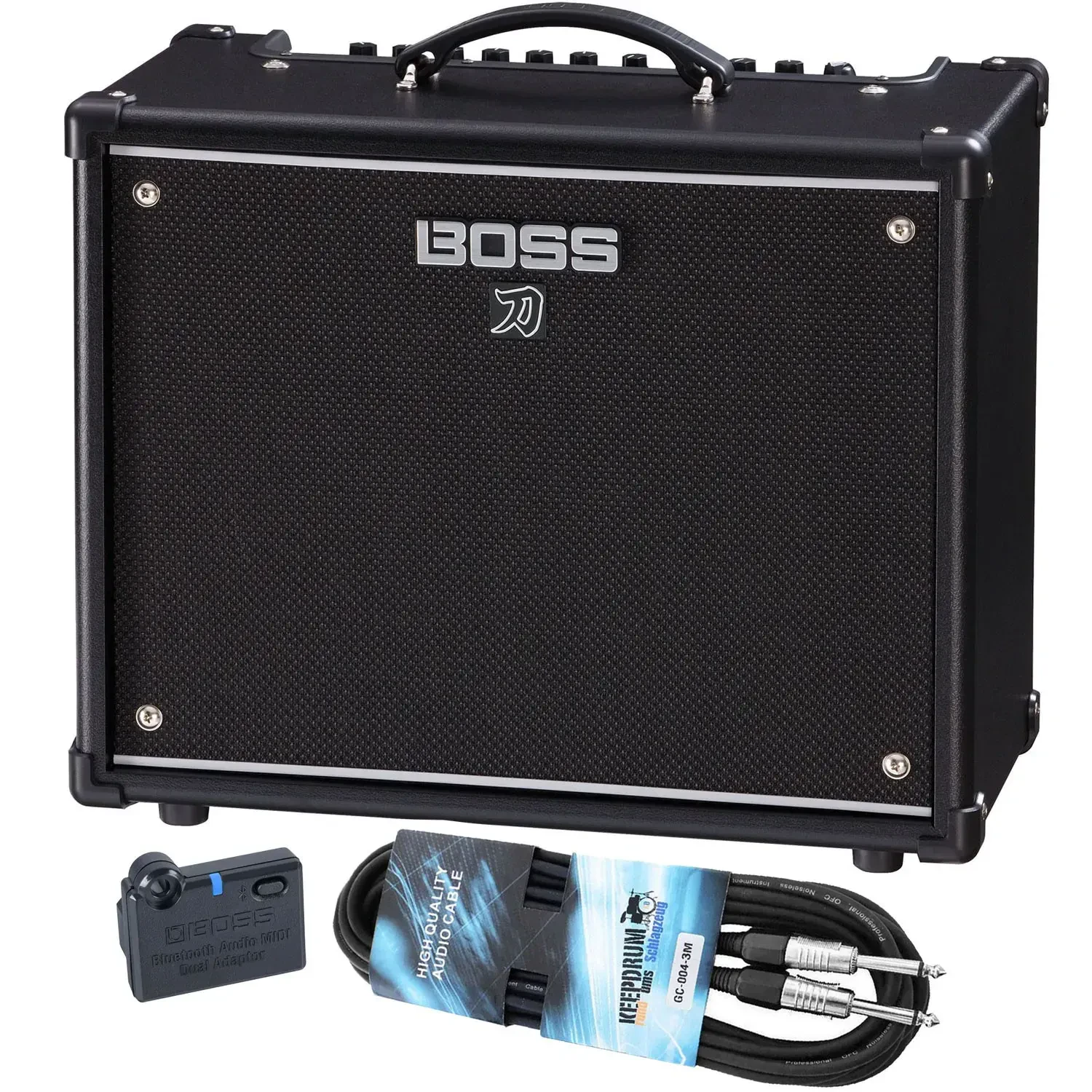 Boss Katana 50 Gen 3 Gitarren-Verstärker mit BT-Dual Bluetooth Adapter und Kabel