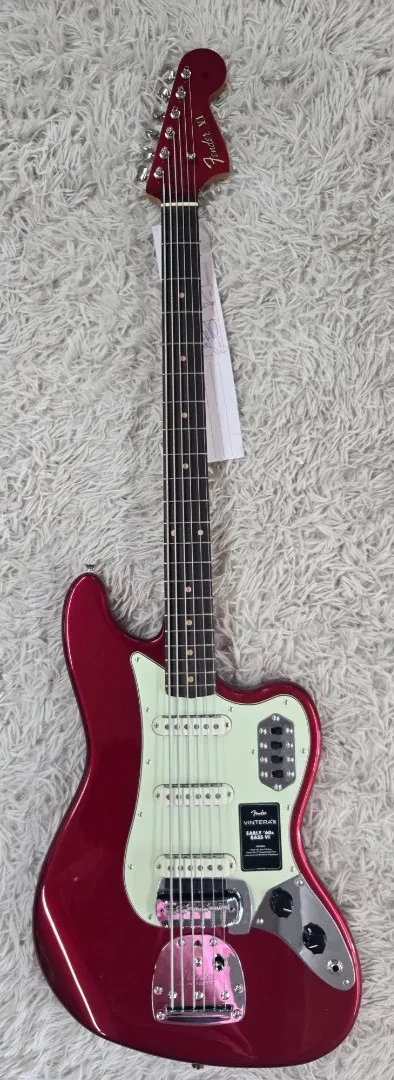 Бас-гитара Fender Vintera III Early '60s Bass VI палисандровая накладка Candy Apple Red