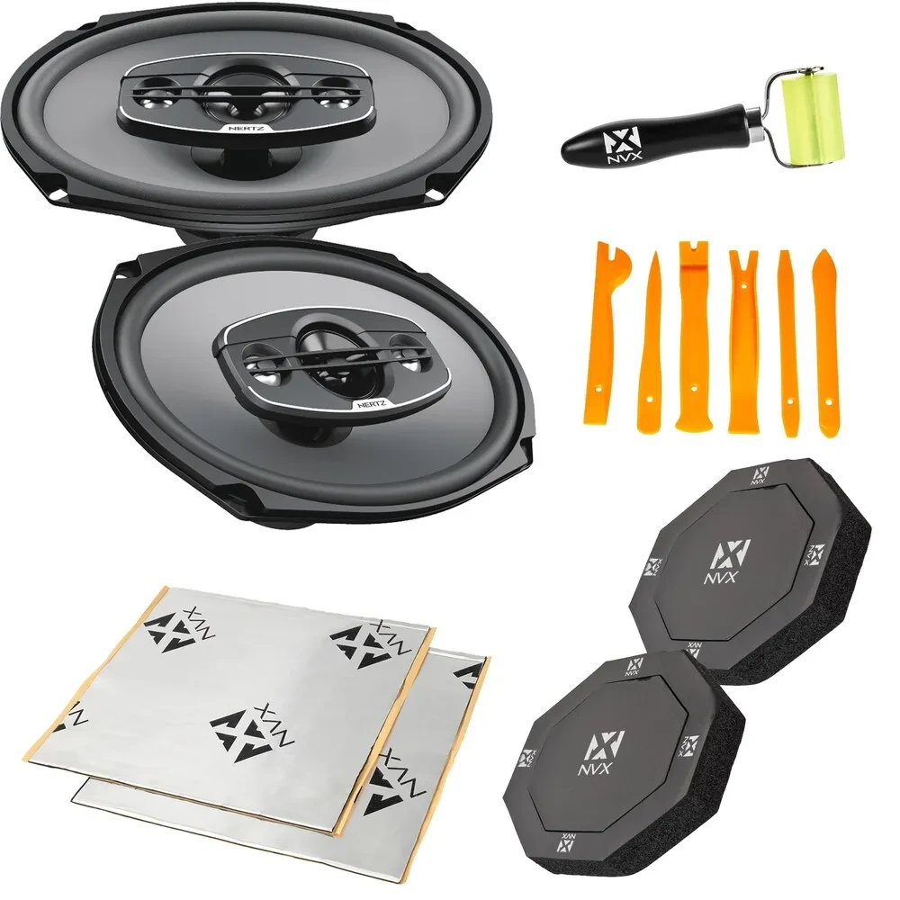 Динамики коаксиальные Hertz X 690 6x9" 2‑полосные 170 Вт RMS с аксессуарами