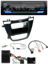 JVC Bluetooth DAB USB Lenkrad Autoradio für Opel Insignia ab 08 schwarz