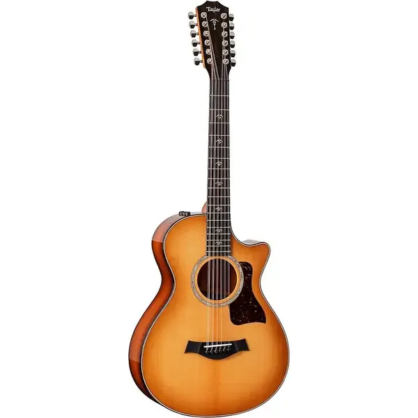 Электроакустическая гитара Taylor 552ce Grand Concert 12-Fret 12-String A/E Guitar Shaded Edge Burst