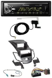 Автомагнитола для Ford Fiesta 2010–2017 Pioneer Bluetooth, DAB, USB, MP3, черный