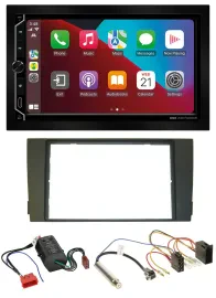 ESX 2DIN DAB USB MP3 Bluetooth Autoradio für Audi A6 01-05 C5 Bose Aktivsystem M