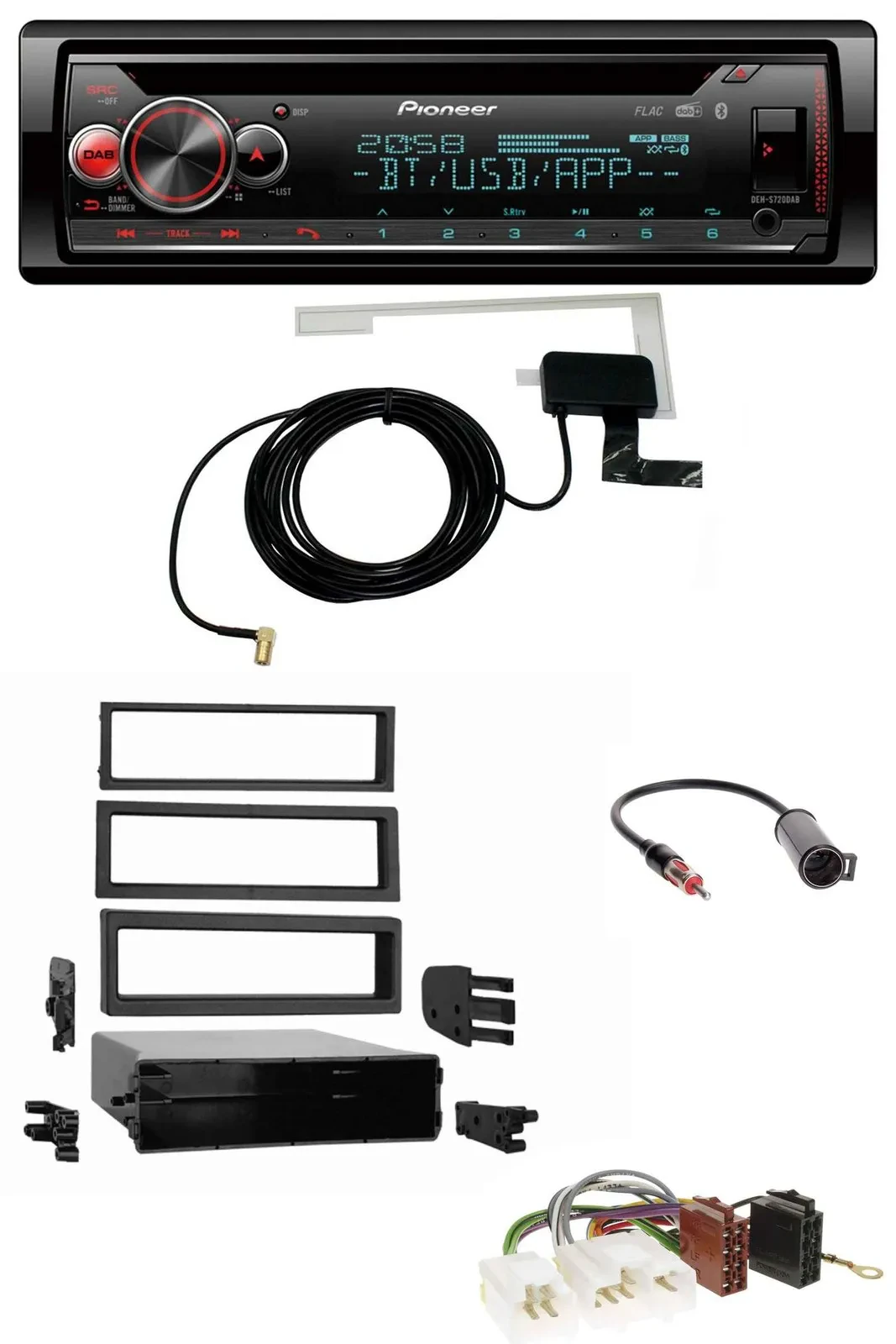 Pioneer DAB CD MP3 USB Bluetooth Autoradio für Nissan 200 SX 1994-1998 240 SX 19