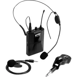 Микрофонная радиосистема Gemini GMU-HSL100 Single Headset, Lavalier Wireless UHF Microphone System