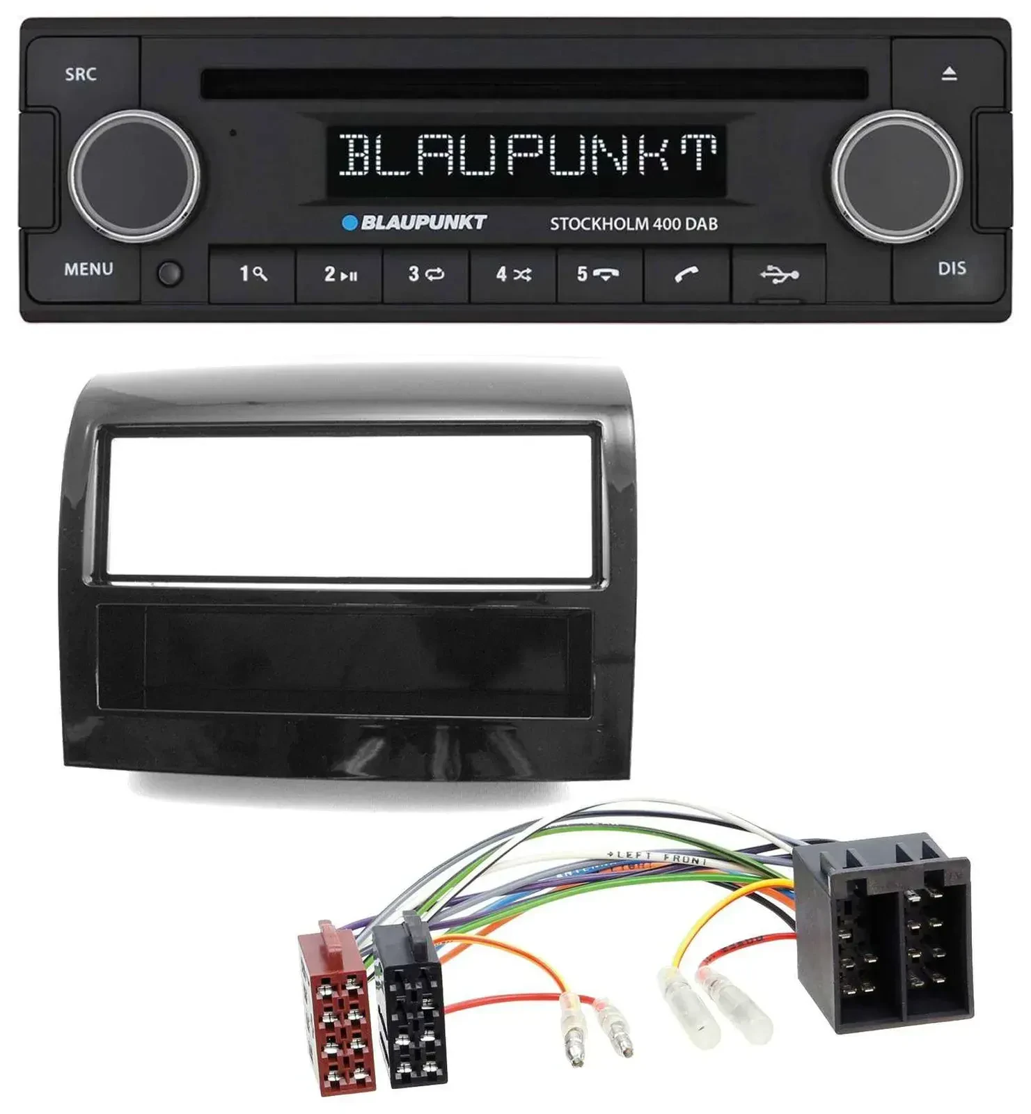 Blaupunkt MP3 Bluetooth DAB CD USB Autoradio für Fiat Ducato 2011-2021 piano sch