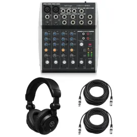 Behringer XENYX 802S Premium Analog 8-Channel Mixer with USB Streaming Interface