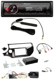 Pioneer MP3 DAB 1DIN Lenkrad USB Autoradio für Kia Rio UB Facelift 2017-2023 pia