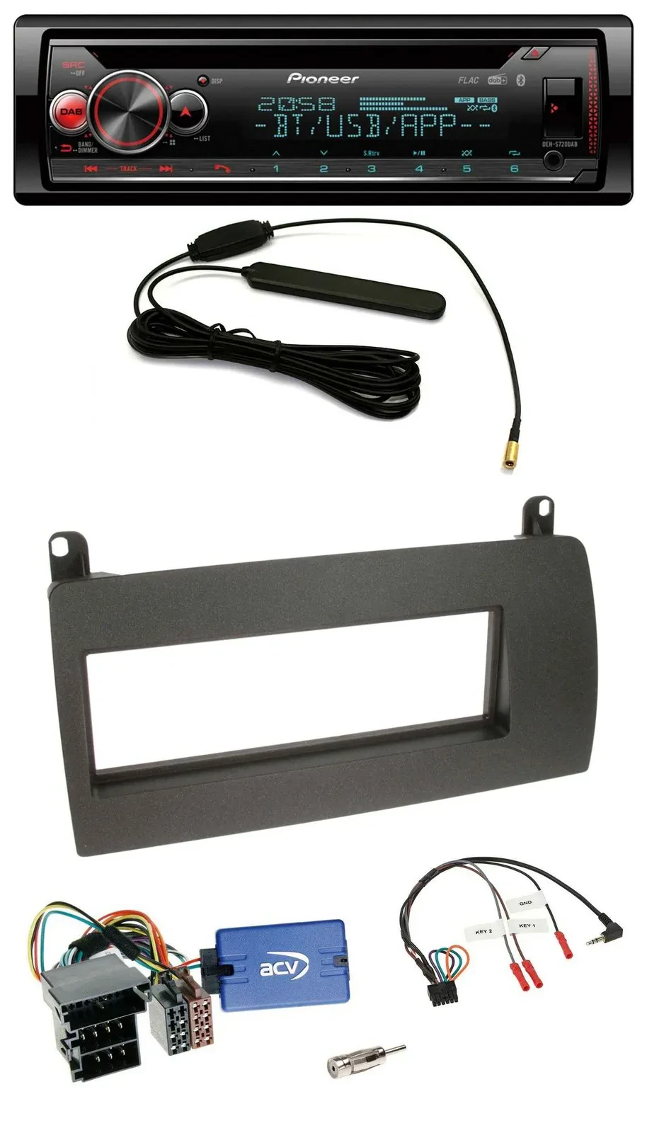 Pioneer USB DAB Lenkrad Bluetooth CD Autoradio für Rover 75 (2003-2005)