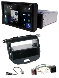 Pioneer DAB MP3 Bluetooth USB Autoradio für Hyundai i10 2008-2013 Rubber Touch