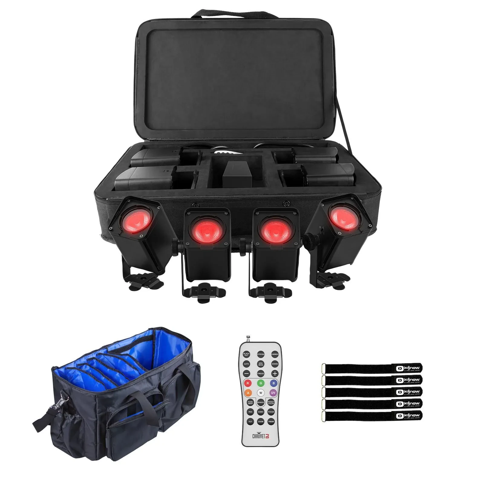 Прожектор заливного света Chauvet DJ Freedom H1 IP X4 (набор, 4 шт.) с сумкой