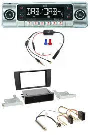 Dietz DAB USB MP3 Bluetooth Autoradio für Audi A4 (B5 1999-2001) Symphony