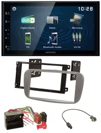 Автомагнитола Kenwood 2DIN Bluetooth MP3 USB DAB для Ford Focus/Galaxy/C-Max (с 2007)