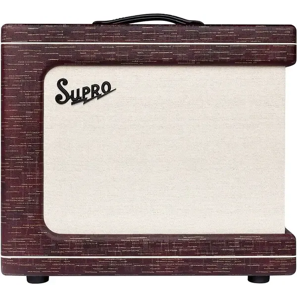 Комбоусилитель для электрогитары Supro Delegate Custom 1x12 25W Tube Combo Amp Burgundy Scandia