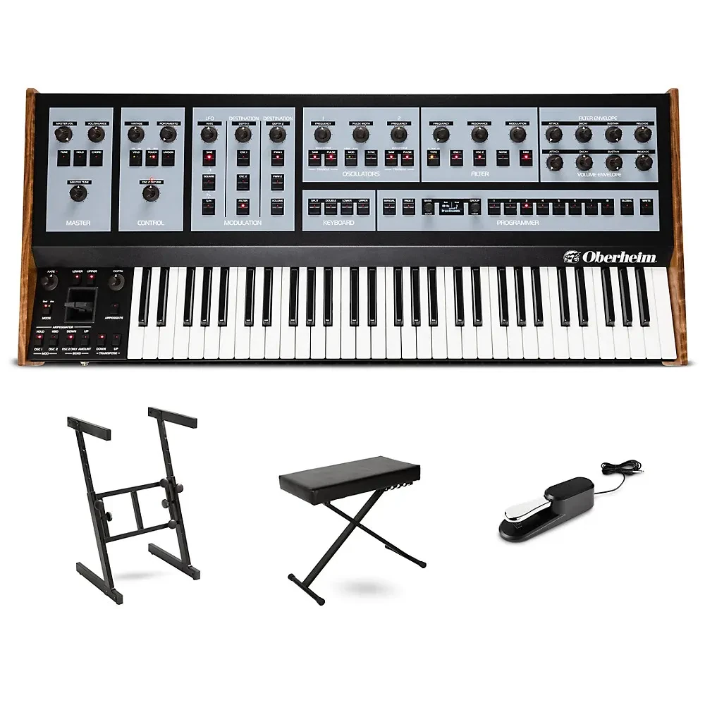 Oberheim OB-X8 8-Voice Polyphonic Analog Synthesizer Essentials Bundle