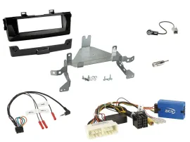 Einbauset Lenkradadapter DIN Autoradio für Kia Picanto ab 2017 Klavierlack