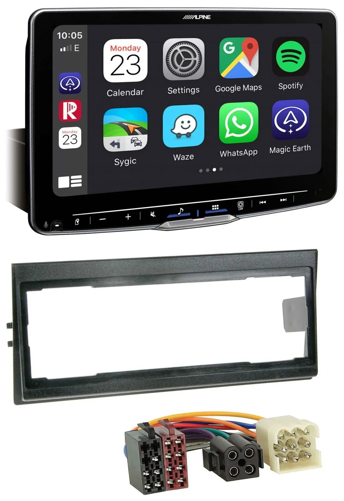 Alpine Bluetooth MP3 USB DAB Autoradio für Volvo 740, 760 (1982-1992)