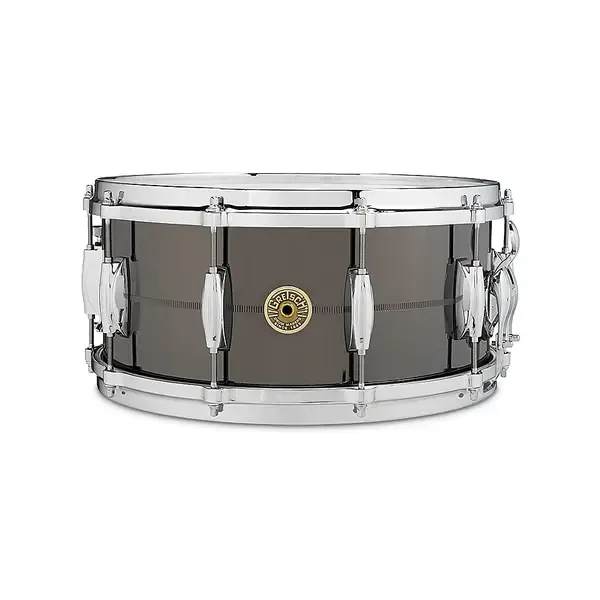 Малый барабан Gretsch Solid Steel 14x6.5 Deep Black Chrome