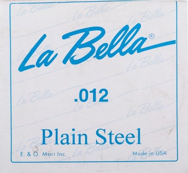 Струна для акустической и электрогитары La Bella PS012, сталь, калибр 12