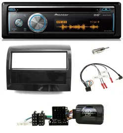 Автомагнитола для Fiat Ducato 2012–2015 Pioneer DAB USB CD Bluetooth черный глянец