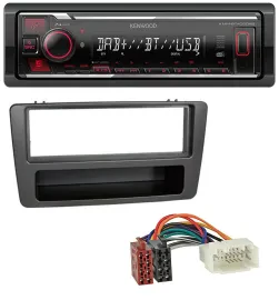 Kenwood MP3 Bluetooth USB DAB Autoradio für Honda Civic 01-03 man. Klima anthraz