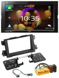 JVC DAB MP3 2DIN Bluetooth USB Autoradio für Mazda 6 2013 2015 CX-5 ab 2012 schw