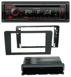 Kenwood Lenkrad CD USB Bluetooth DAB Autoradio für Audi A3 8P 03-12 Bose Aktivsy