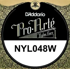 Струна одиночная для классической гитары D'ADDARIO NYL048W