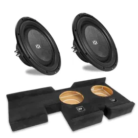 NVX VE-TOY-TUNDCG2-D12S Dual 12" Sealed Enclosure with Two SMW12D4 Subwoofer