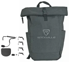 Гарнитурный микрофон для фитнеса Samson QEX Fitness антрацитовый с рюкзаком