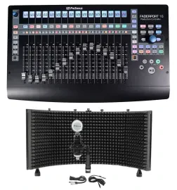 Presonus FADERPORT 16 USB 16-Ch Mix Production DAW Controller Mac/PC+Mic+Shield