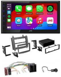 JVC Bluetooth USB MP3 2DIN DAB Autoradio für Cadillac CTS 2003-2007 SRX 2004-200