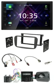 JVC DAB 2DIN Lenkrad Bluetooth USB Autoradio für Ford S-Max Mondeo Can-Bus 07-14