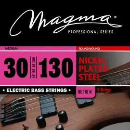 Струны для 6-струнной бас-гитары 30-130 Magma Strings BE176N
