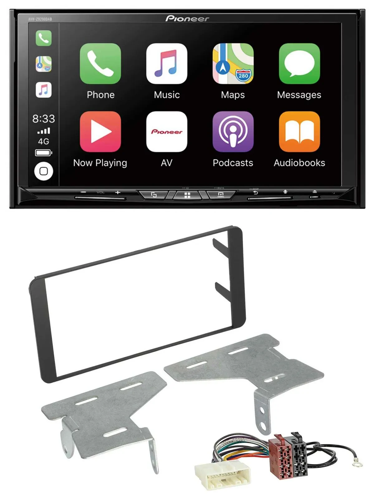 Автомагнитола для Subaru BRZ (с 2012) Pioneer 2-DIN, MP3, USB, DAB, DVD, Bluetooth