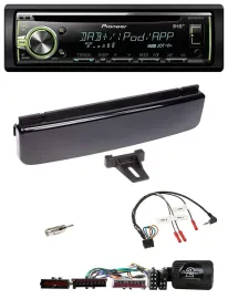 Автомагнитола Pioneer CD, USB, MP3, DAB для Ford Mondeo/Focus, чёрный глянец