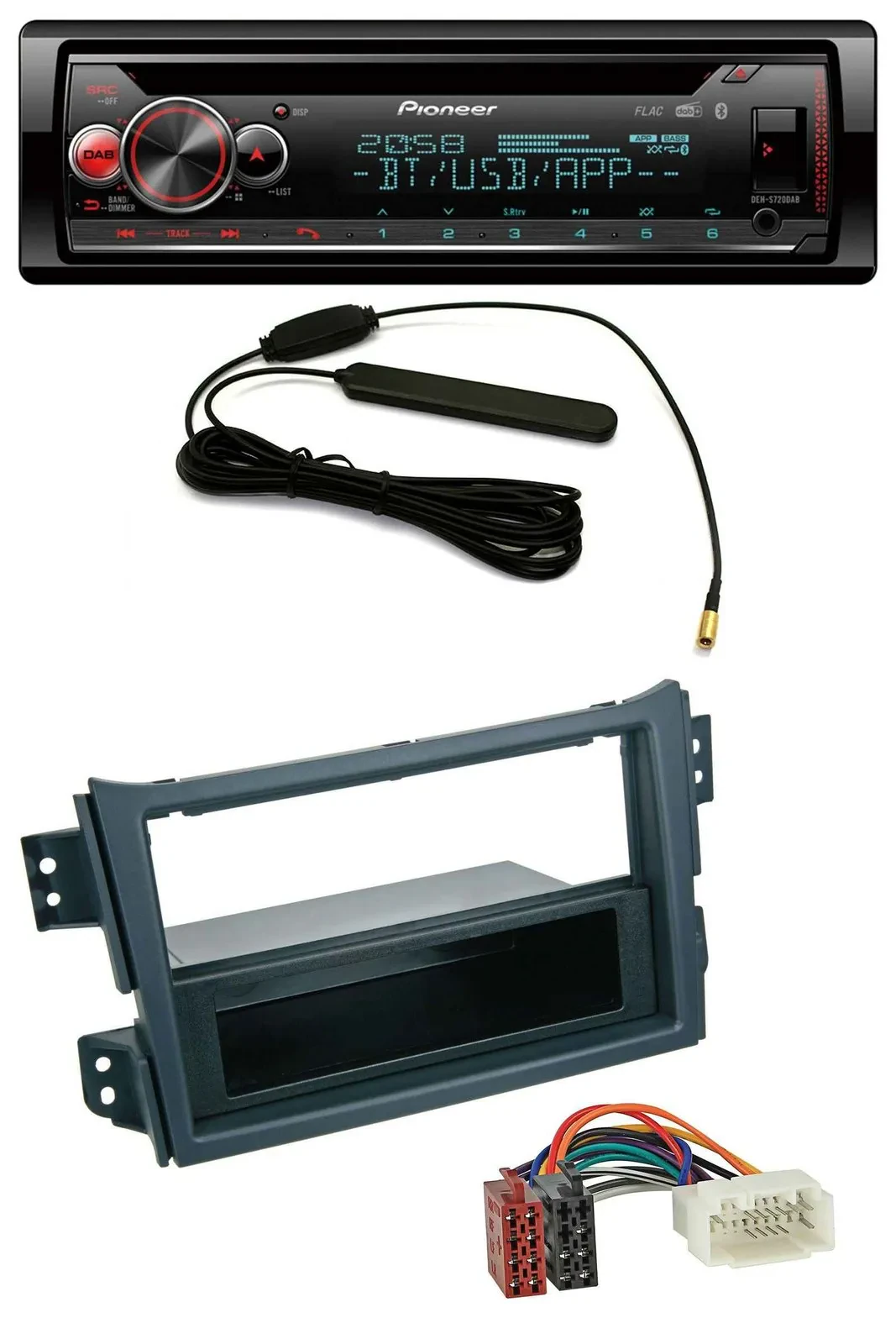 Pioneer USB DAB MP3 Bluetooth CD Autoradio für Opel Agila B 2008-2014 Suzuki Spl