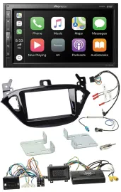 Pioneer USB Lenkrad DAB 2DIN Bluetooth Autoradio für Opel Adam Corsa E ab 2013 P