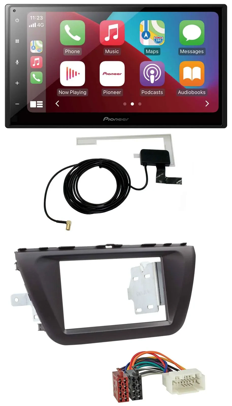 Автомагнитола для Suzuki SX4 Pioneer 2DIN, USB, Bluetooth, DAB, MP3