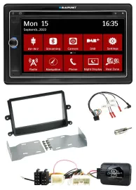 Автомагнитола Blaupunkt 2DIN USB DAB Bluetooth с навигацией TMC для Mitsubishi L200