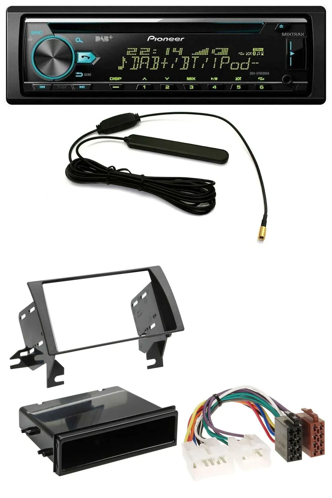Pioneer CD MP3 AUX DAB USB Autoradio für Toyota Camry (2002-2006)