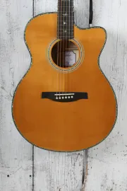 Б/У Электроакустическая гитара PRS Angelus SE A50E Black Gold Burst с жестким кейсом