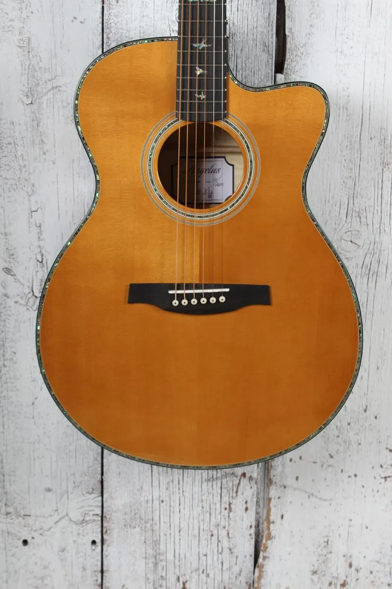 Б/У Электроакустическая гитара PRS Angelus SE A50E Black Gold Burst с жестким кейсом