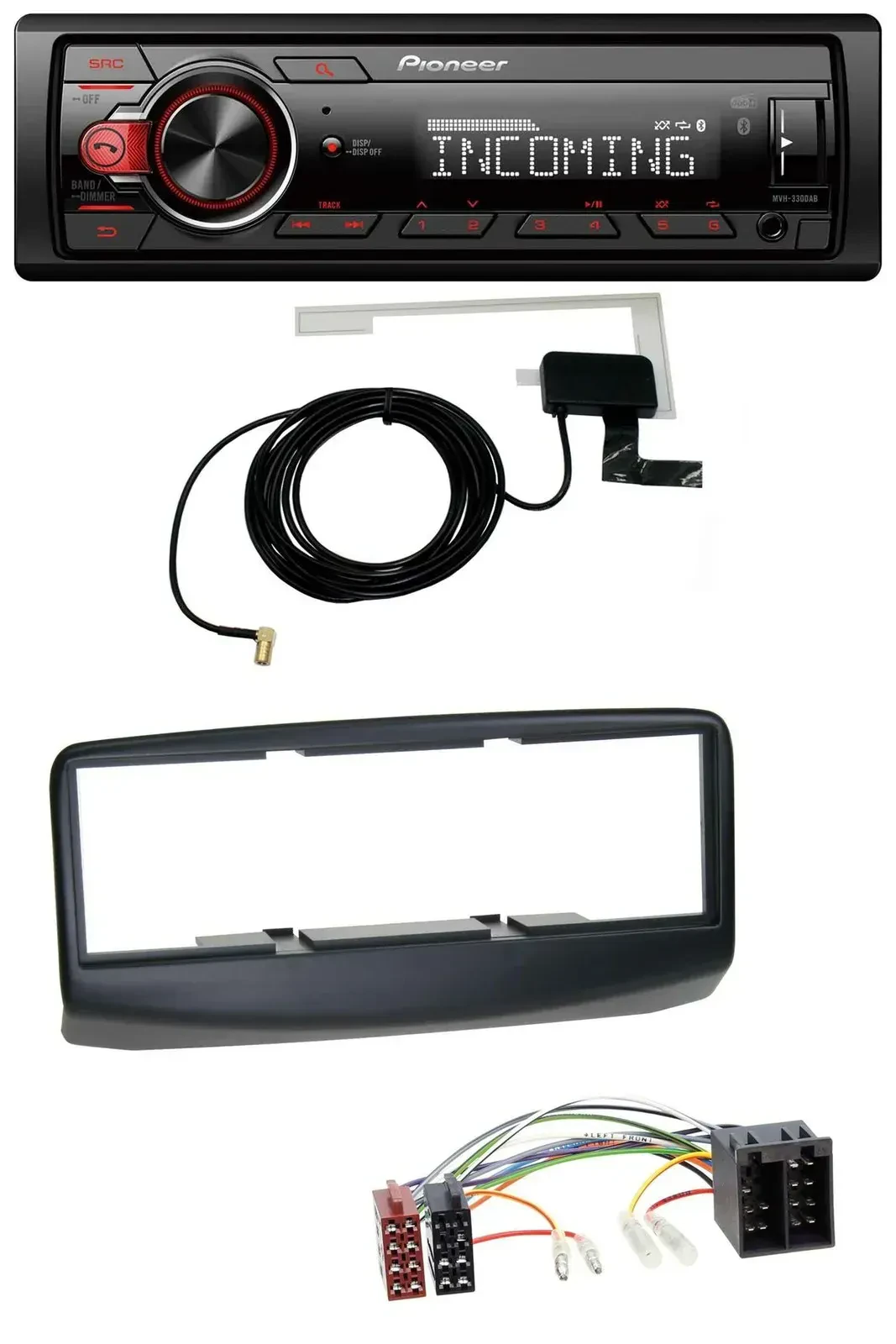 Автомагнитола для Fiat Multipla (186) 2006–2010 Pioneer USB MP3 DAB Bluetooth