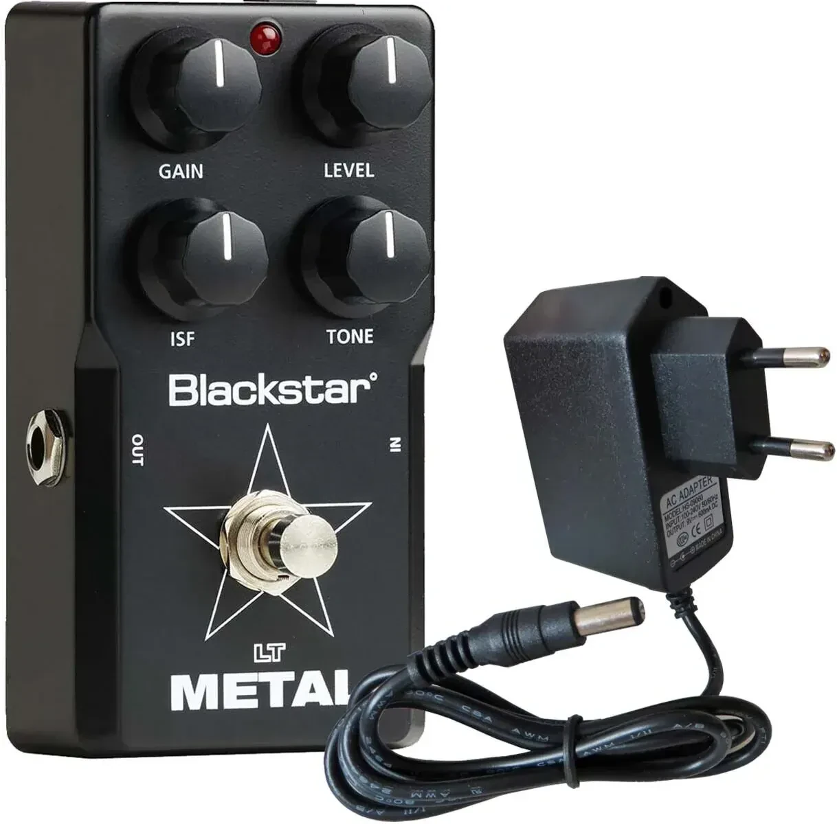 Педаль эффектов для электрогитары Blackstar LT-Metal Distortion с блоком питания