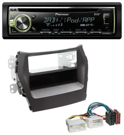 Pioneer DAB USB MP3 AUX CD Autoradio für Hyundai Santa Fe (ab 2012)