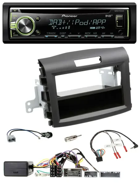 Pioneer DAB USB MP3 Lenkrad CD Autoradio für Honda CR-V ab 2013 schwarz
