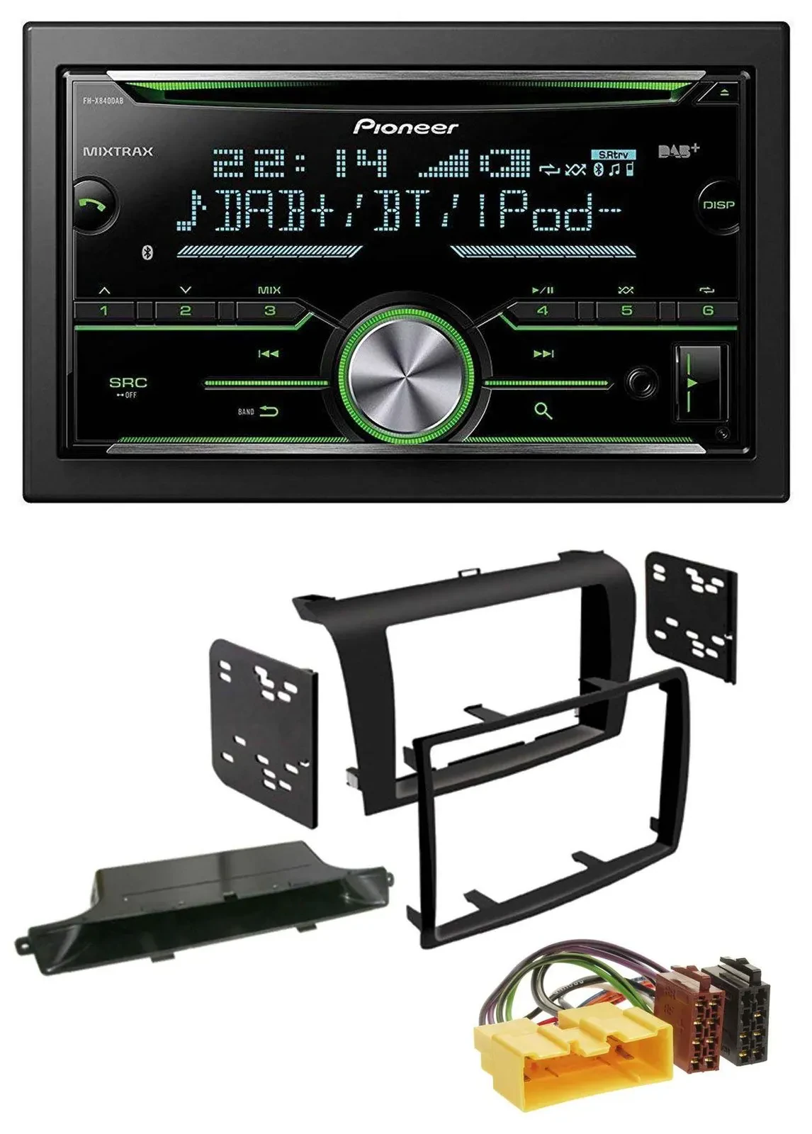 Pioneer Bluetooth MP3 DAB 2DIN USB CD Autoradio für Mazda 3 (2003-2009)