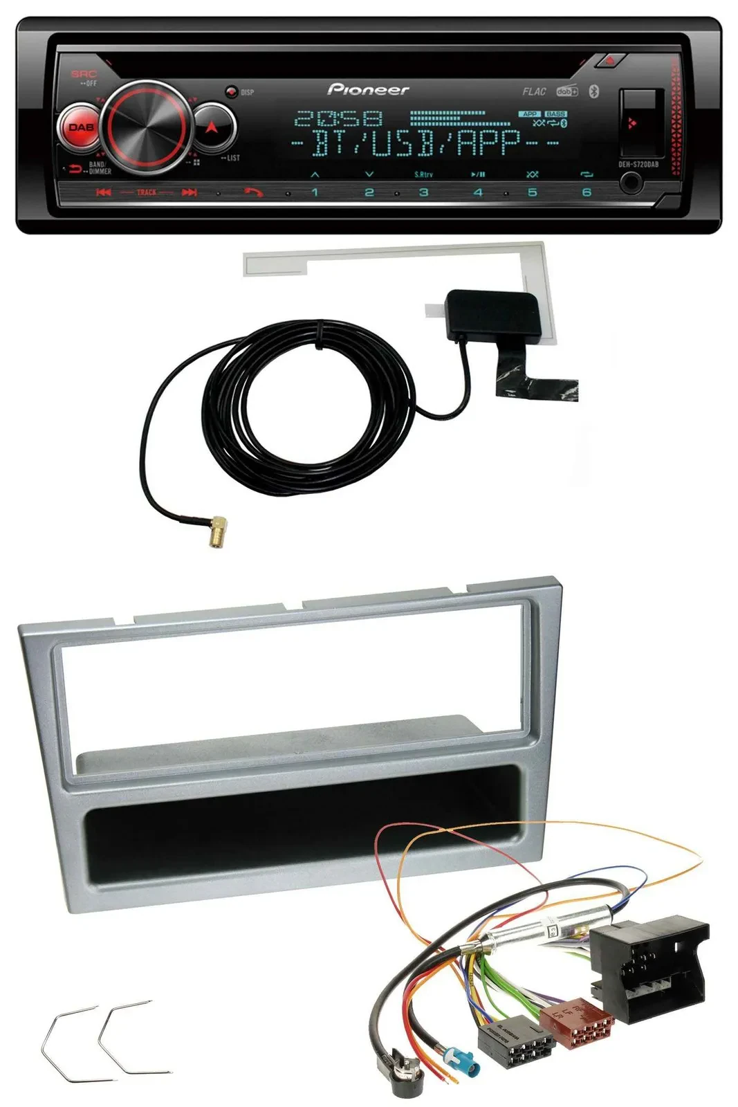 Pioneer DAB CD MP3 USB Bluetooth Autoradio für Opel Combo C Corsa C Tigra Meriva