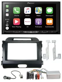 Автомагнитола Pioneer 2-DIN, USB, DAB, DVD, Bluetooth, для Kia Sportage III (2010–2015)